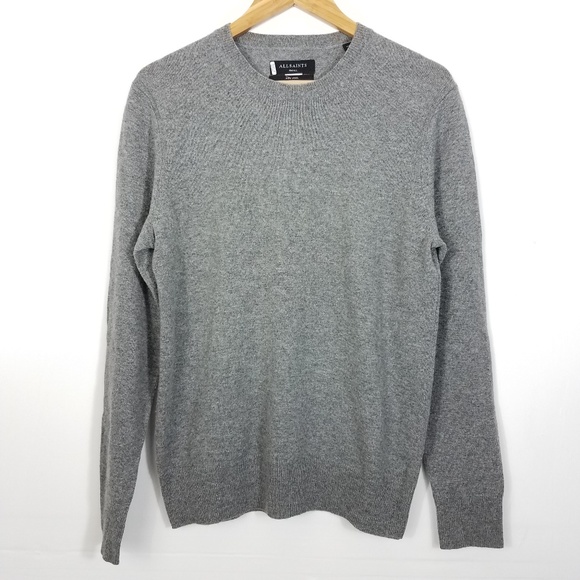 All Saints Other - SOLD ALLSAINTS Gray Wool Crew Neck Sweater Small